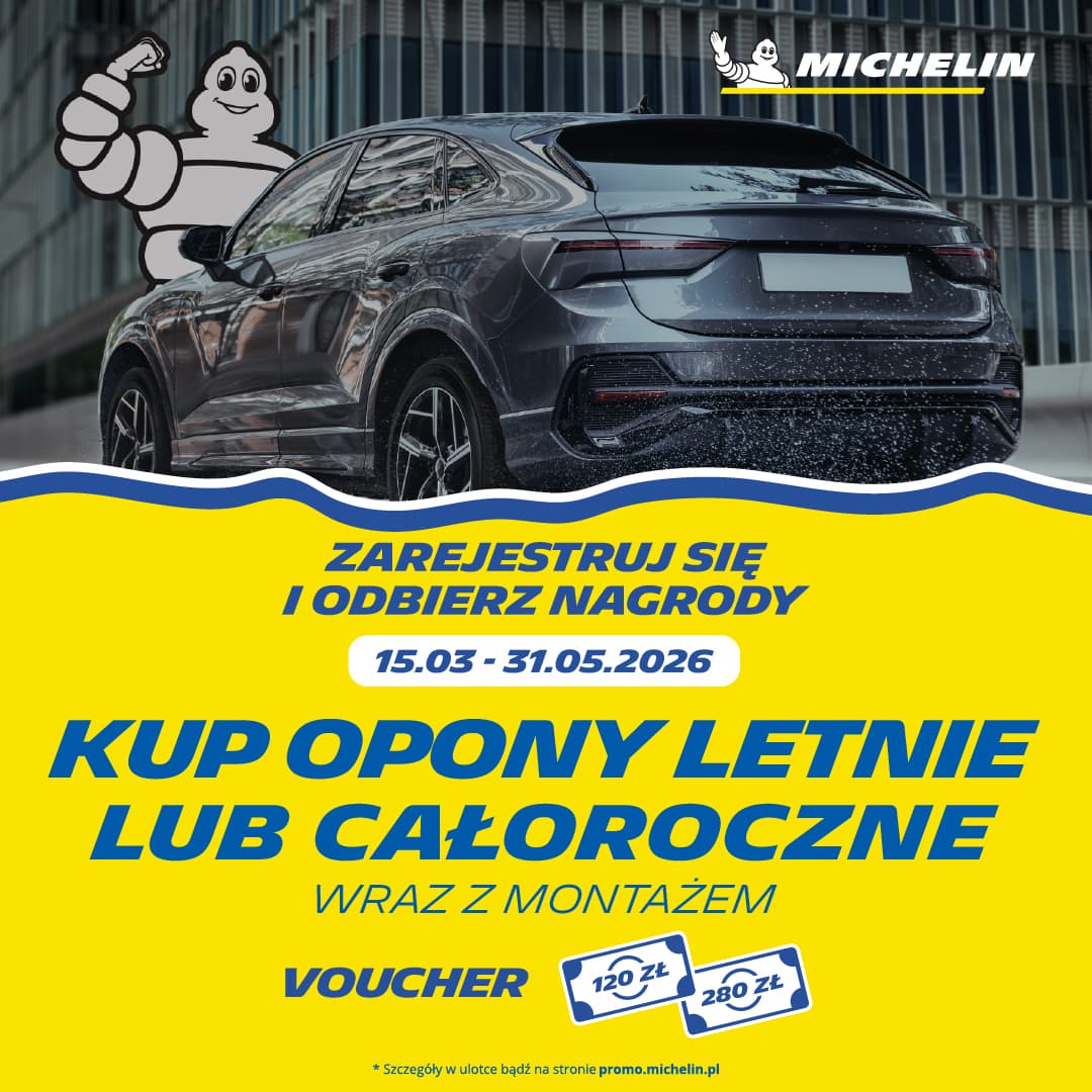 Kupiłeś opony?<br/>
Zarejestruj zakup i odbierz nagrodę!