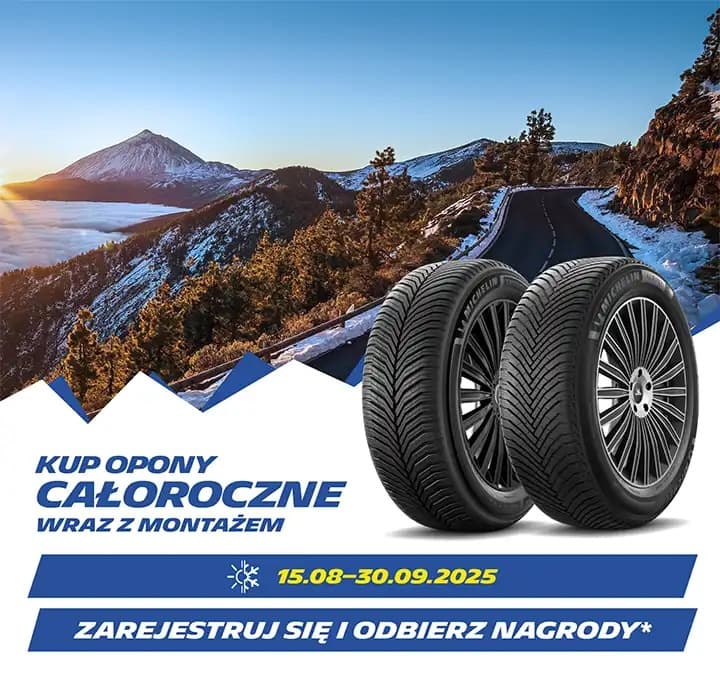 Kupiłeś opony?<br/>
Zarejestruj zakup i odbierz nagrodę!