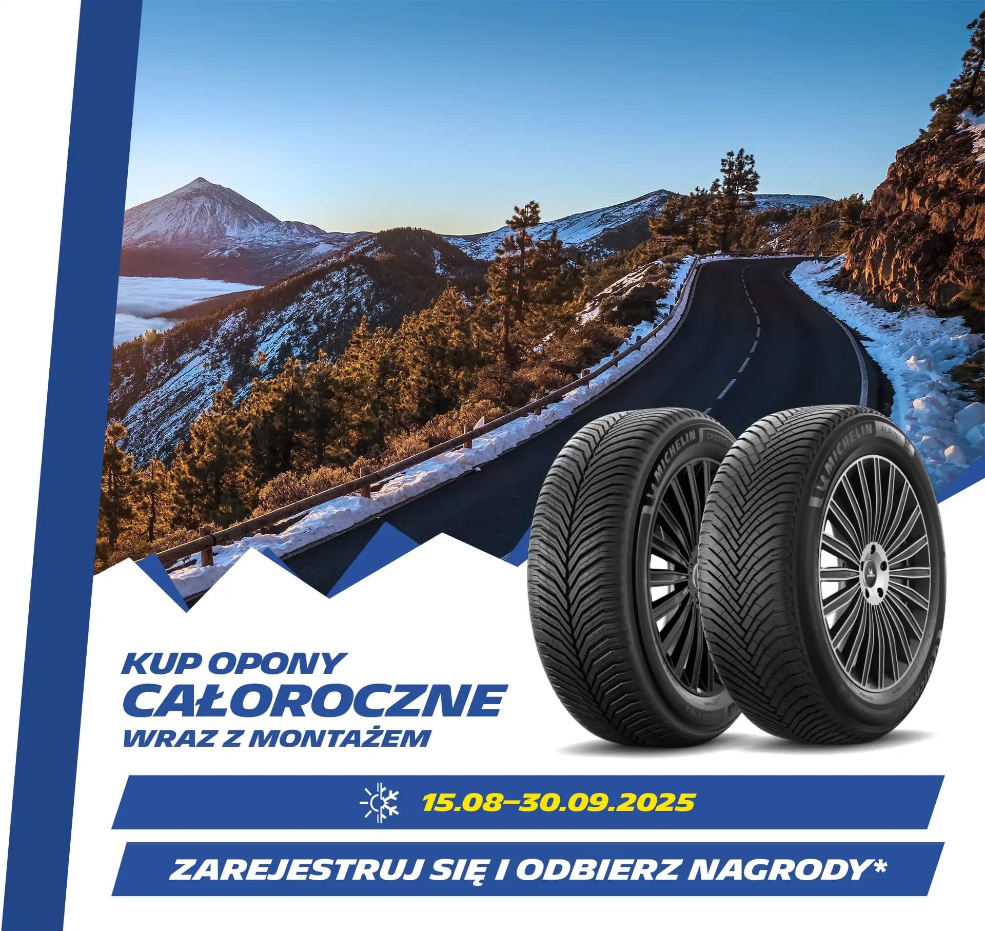 Odbierz nawet <br/>280 zł za<nbsp/>zakup nowych opon MICHELIN!