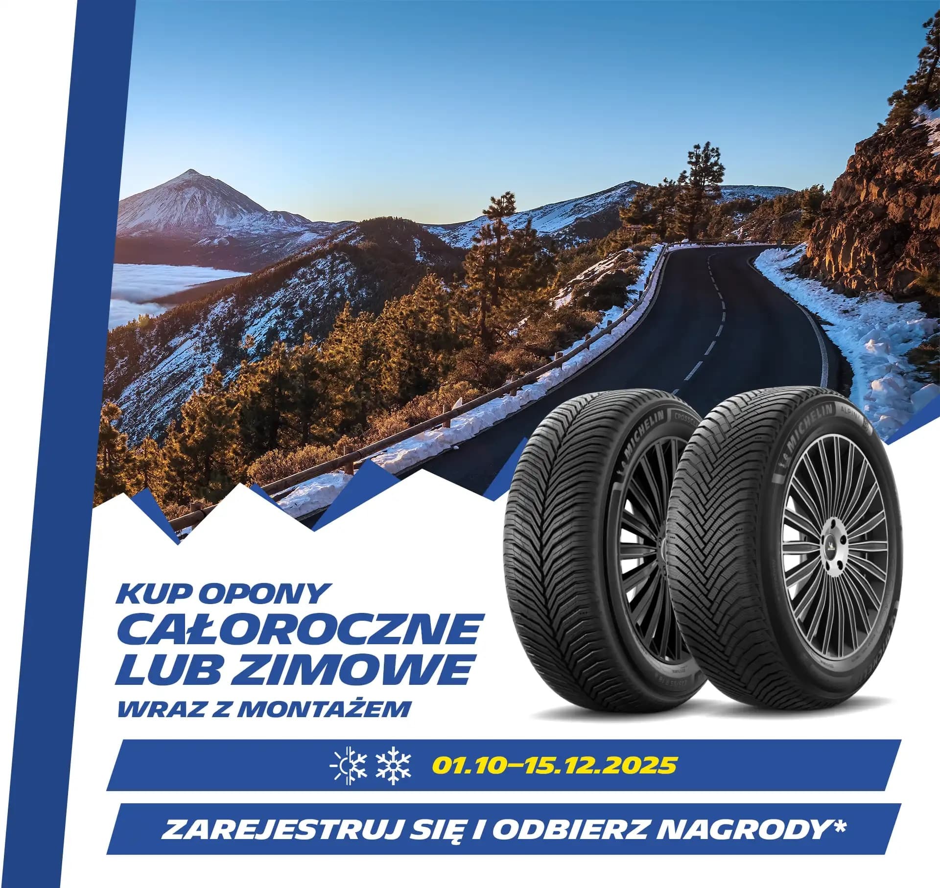 Odbierz nawet <br/>280 zł za<nbsp/>zakup nowych opon MICHELIN!